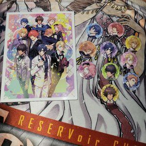 Uta no Prince-sama 10 Can Badge Pin Set + Matching Display Binder